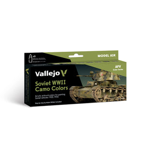 Vallejo Model Air Set: Soviet WWII Camo Colors