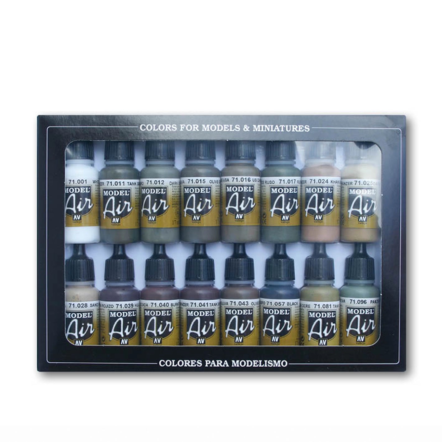 Vallejo Model Air Set: German/Allied WWII Paint Set (16ct)