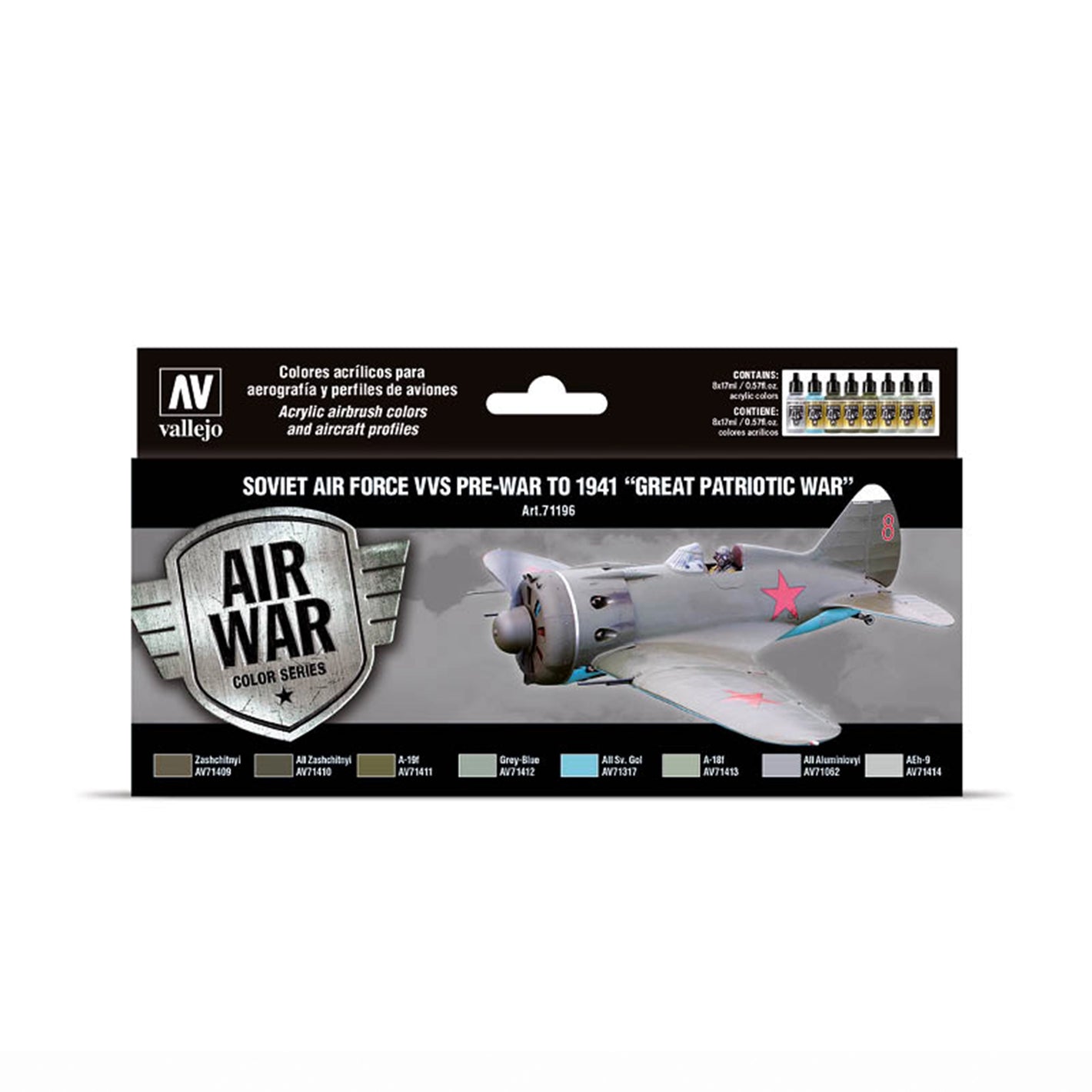 Vallejo Model Air Set: Soviet Air Force VVS pre-war to 1941 “Great Patriotic War”