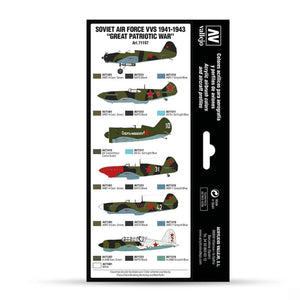 Vallejo Model Air Set: Soviet Air Force VVS 1941 to 1943 “Great Patriotic War”