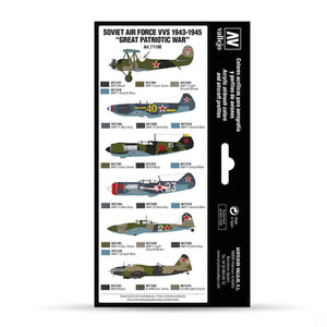 Vallejo Model Air Set: Soviet Air Force VVS 1943 to 1945 “Great Patriotic War”
