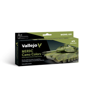 Vallejo Model Air Set: MERDC Camo Colors