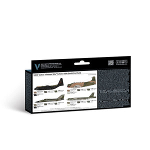 Vallejo Model Air Set: USAF colors “Vietnam War” Scheme SEA (South East Asia)