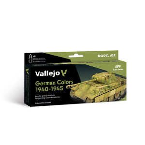 Vallejo Model Air Set: German Colors 1940-1945