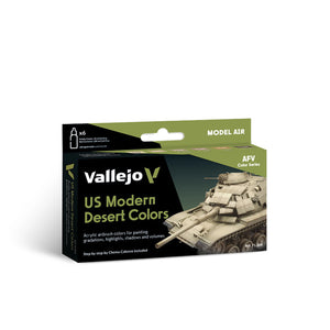 Vallejo Model Air Set: US Modern Desert Colors