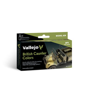 Vallejo Model Air Set: British Caunter Colors