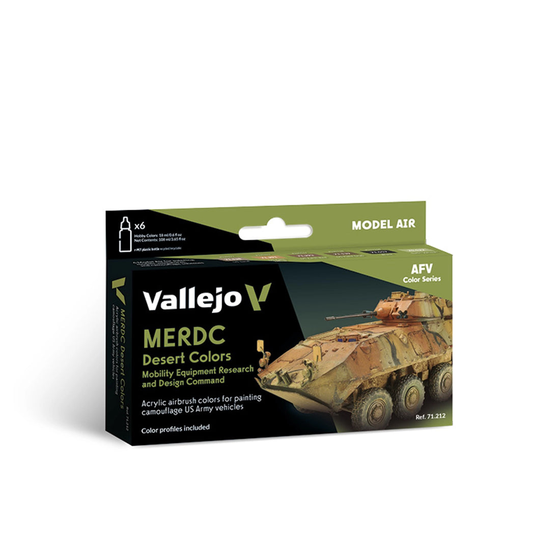 Vallejo Model Air Set: MERDC Desert Colors