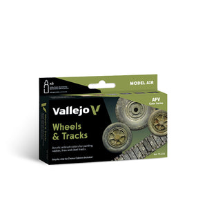 Vallejo Model Air Set: Wheels & Tracks