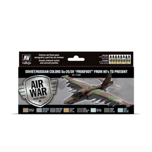 Vallejo Model Air Set: Soviet/Russian colors Su-25/39 “Frogfoot” from 80’s to present