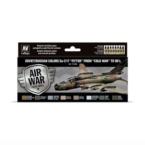 Vallejo Model Air Set: Soviet/Russian colors Su-7/17 “Fitter” from “Cold War” to 90’s