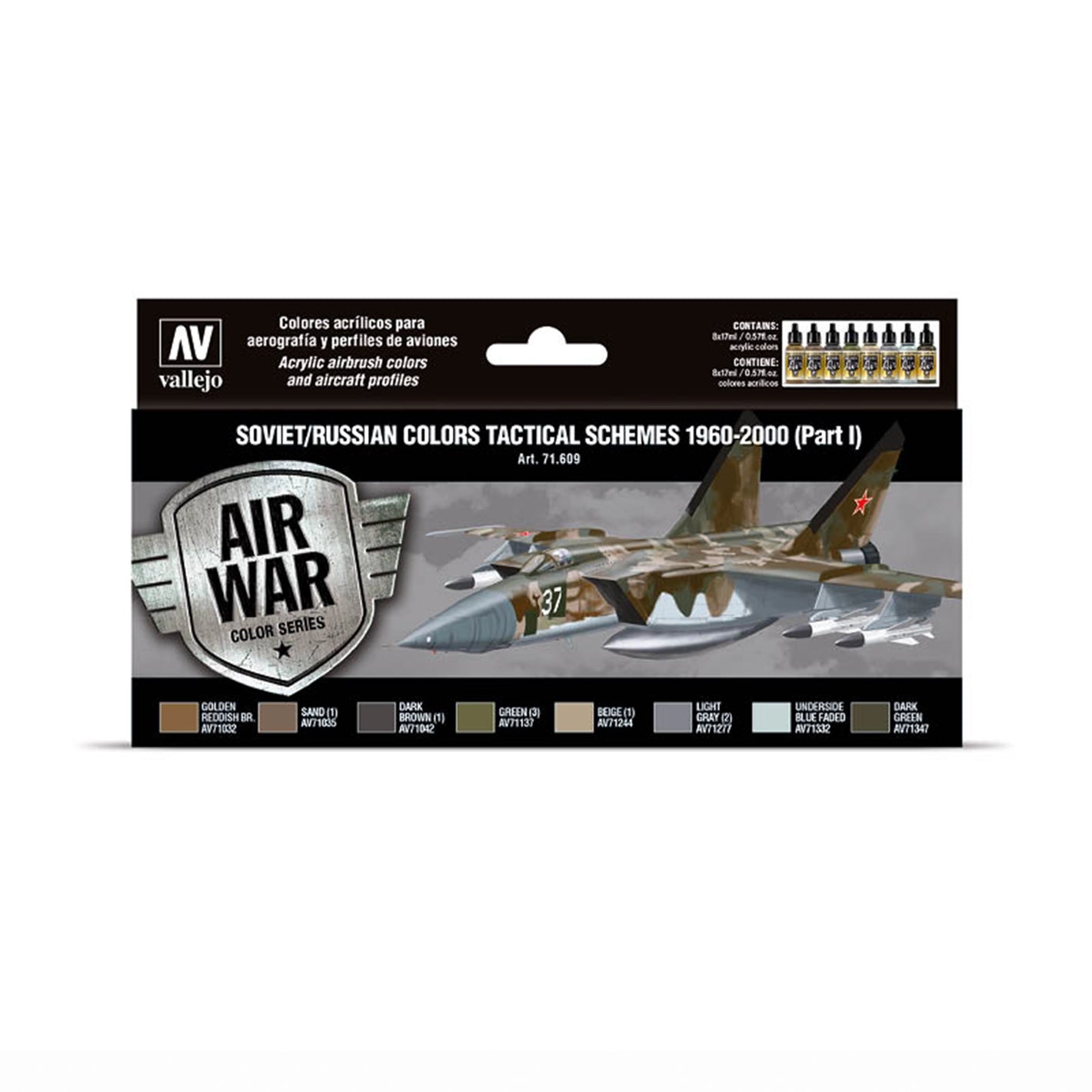 Vallejo Model Air Set: Soviet/Russian colors Tactical Schemes 1960-2000 (Part I)