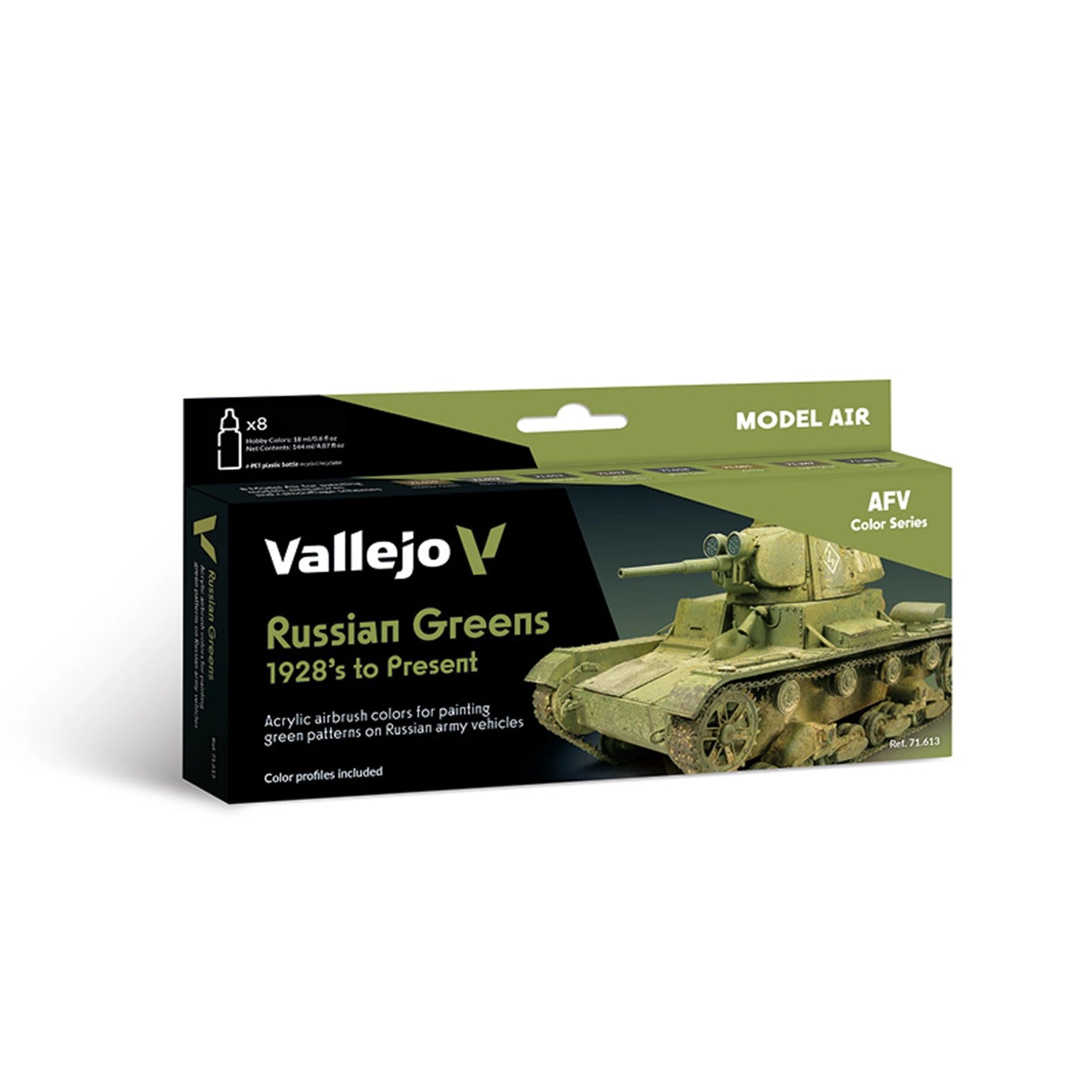 Vallejo Model Air Set: Russian Greens (1928’s to Present)