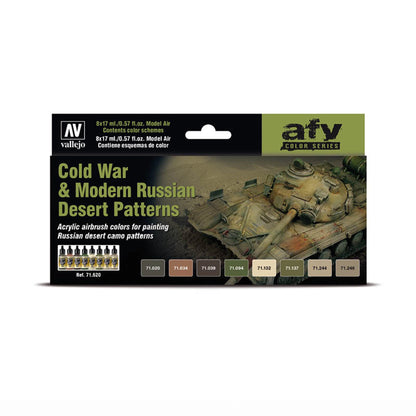 Vallejo Model Air Set: Cold War & Modern Russian Desert Patterns