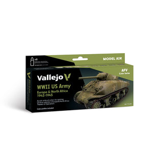 Vallejo Model Air Set: WWII US Army Europe & North Africa 1942-1945