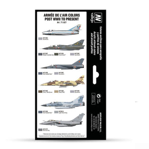 Vallejo Model Air Set: Armée de l’Air colors post WWII to present