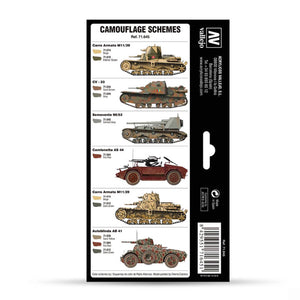 Vallejo Model Air Set: Italian WWII Regio Esercito Camo Colors