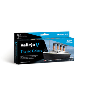 Vallejo Model Air Set: Titanic Colors