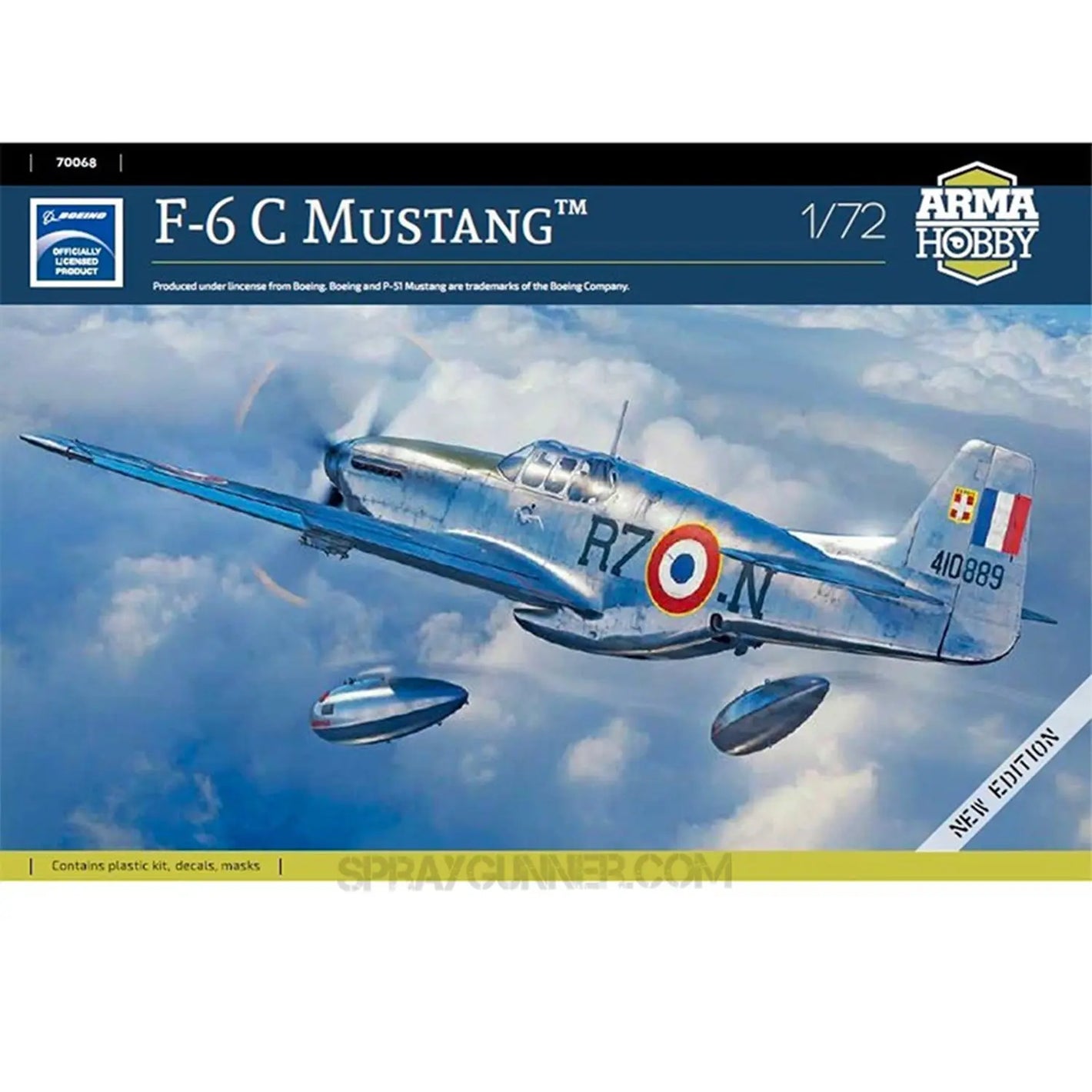 1/72 F-6C Mustang (Expert Set) Arma Hobby