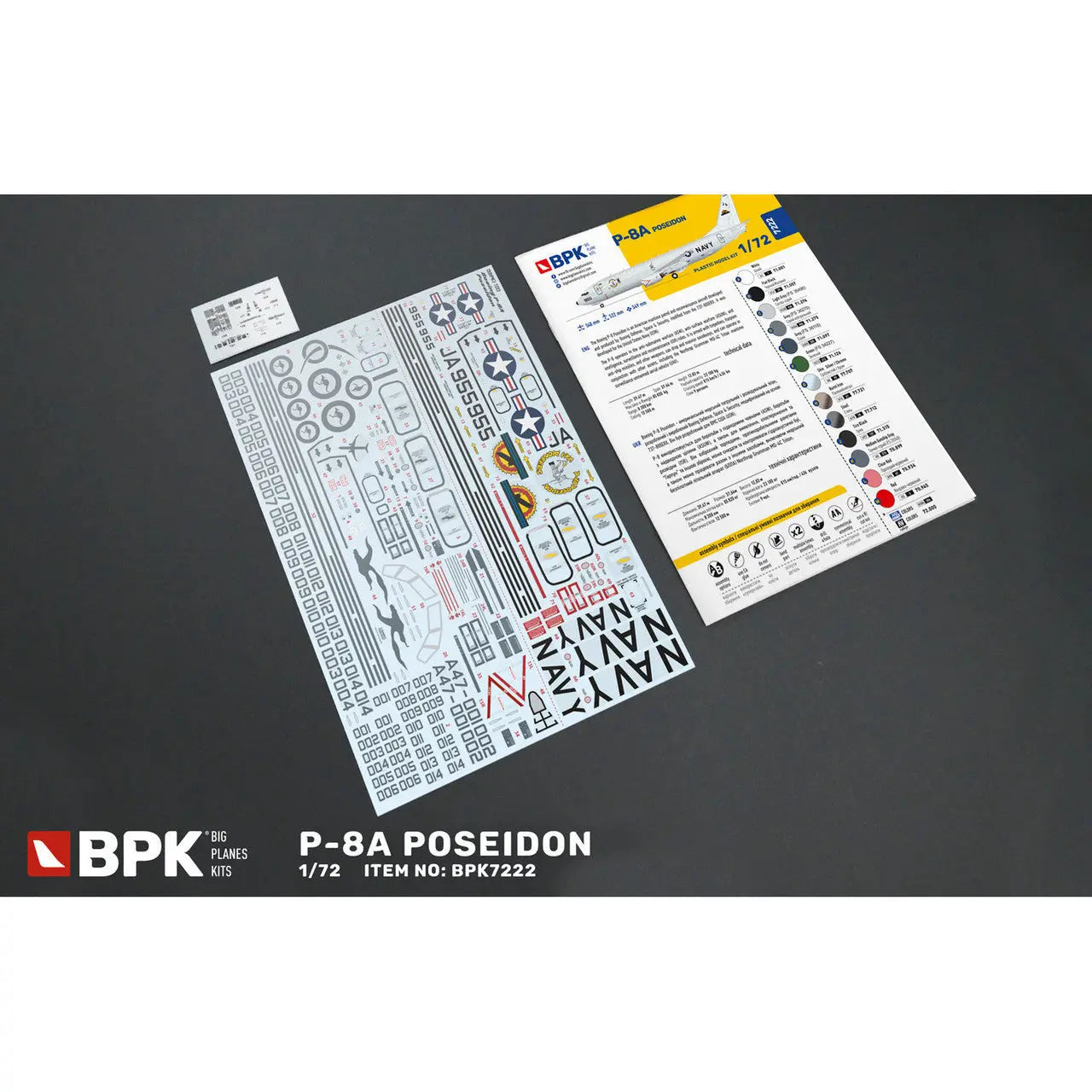 BPK 1/72 P-8A Poseidon Model Kit - SprayGunner