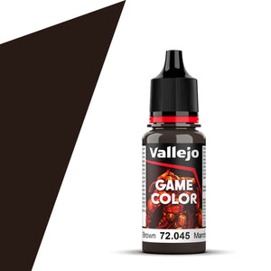 Vallejo Game Color: Charred Brown (18ml)