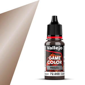 Vallejo Game Color Metal: Hammered Copper (18ml)