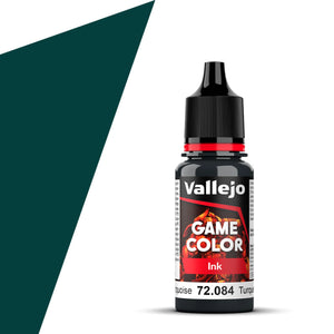 Vallejo Game Color Ink: Dark Turquoise (18ml)