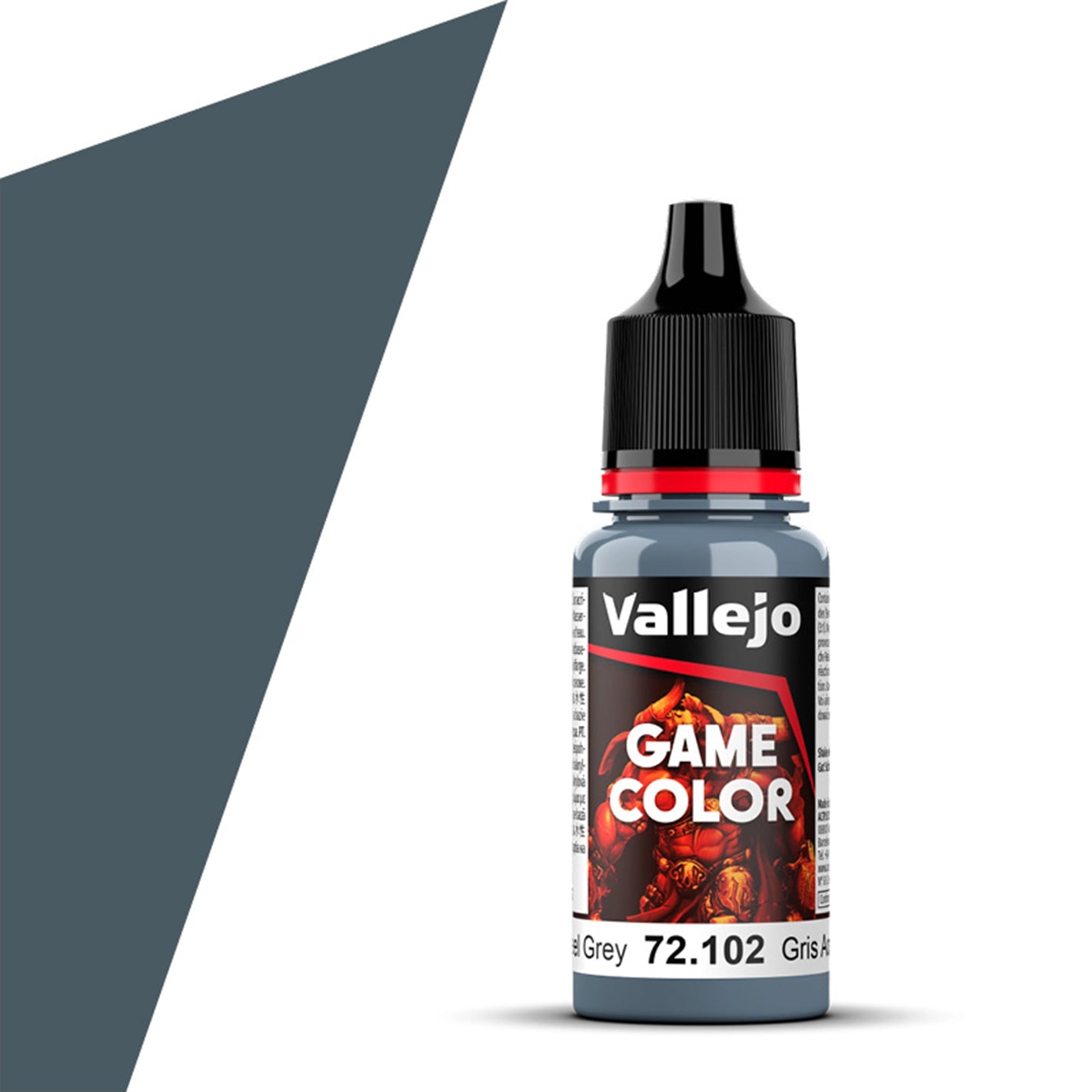 Vallejo Game Color: Steel Grey (18ml)