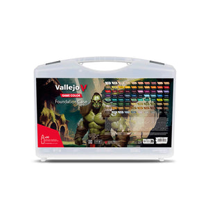 Vallejo Game Color Foundation Case (80 paints + Guide)