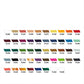 Vallejo Game Color Inspiration Color Set (48 Colors + Brush Set & Guide)