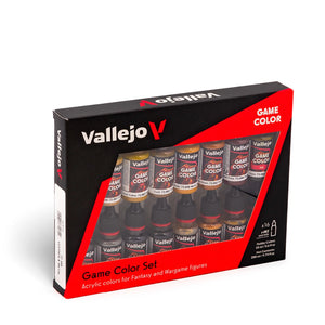 Vallejo Game Color Leather and Metal Paint Set