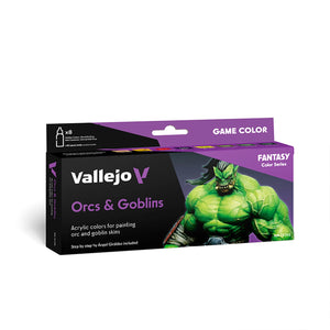 Vallejo Game Color Orcs & Goblins Paint Set by Ángel Giráldez