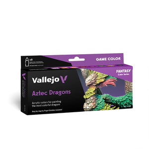 Vallejo Game Color Aztec Dragons Paint Set by Ángel Giráldez