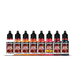 Vallejo Game Color Fire Dragons Paint Set by Ángel Giráldez