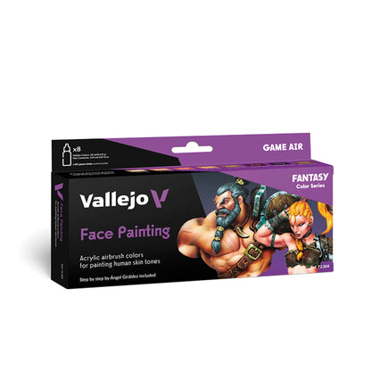 Vallejo Game Air Face Painting Paint Set by Ángel Giráldez