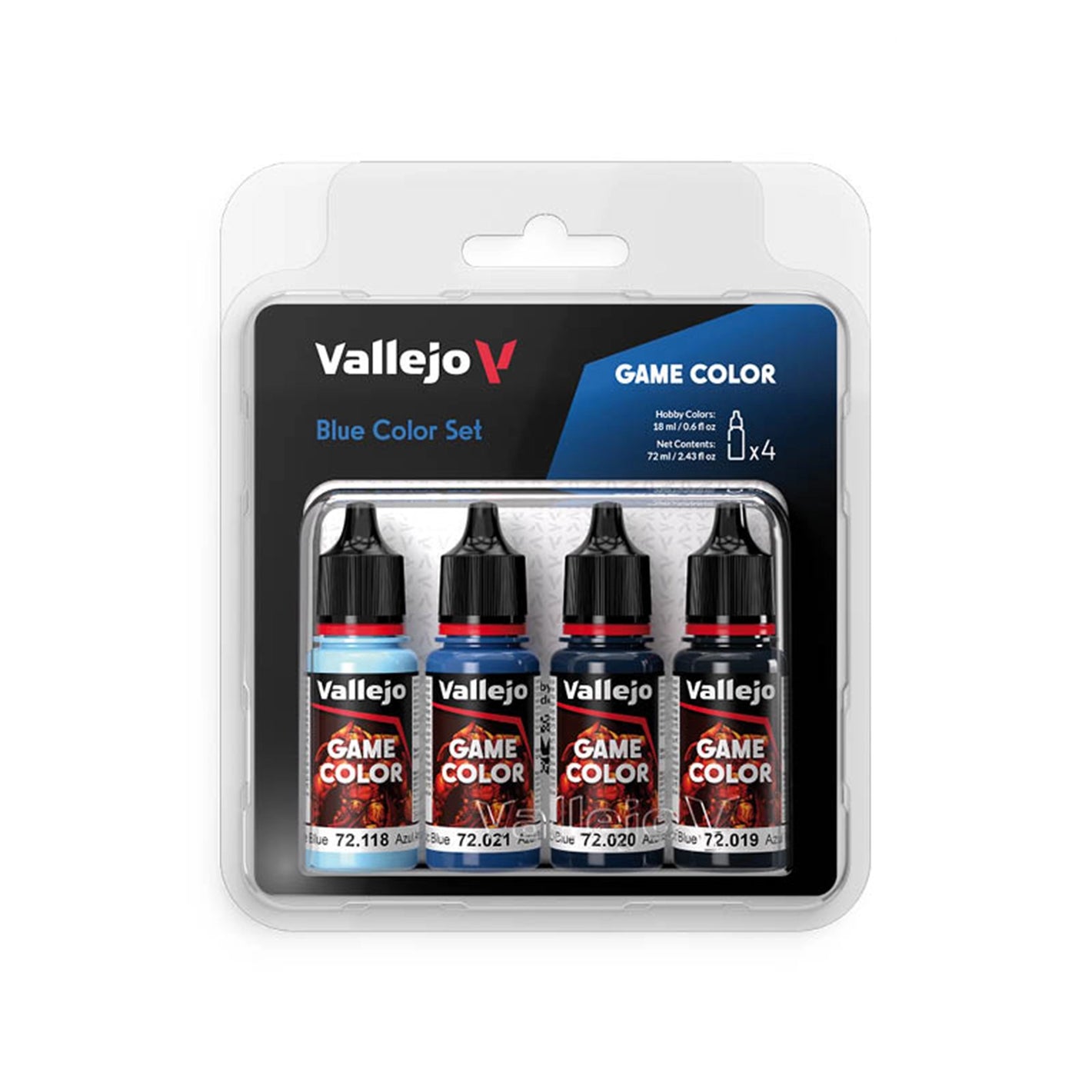 Vallejo Game Color Blue Color Paint Set