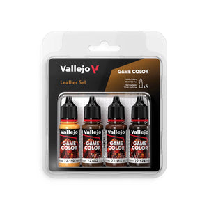 Vallejo Game Color Leather Paint Set