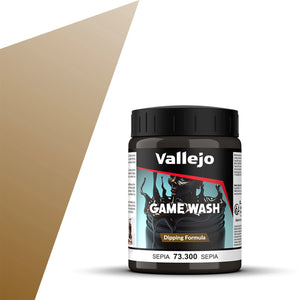 Vallejo Game Wash Dipping Formula Sepia (200mL)