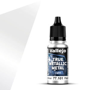 Vallejo True Metallic Metal Light: Sterling Silver (18ml)