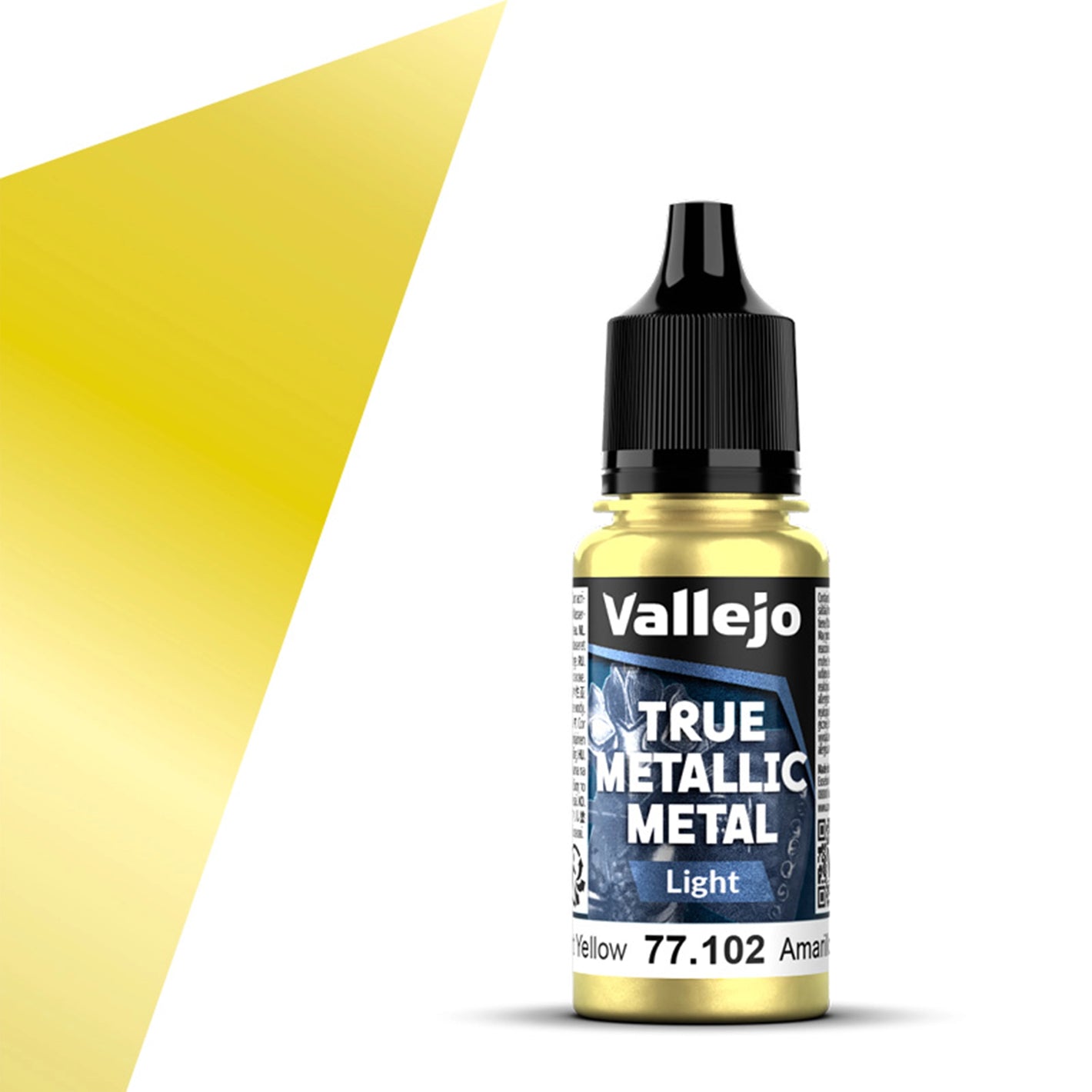 Vallejo True Metallic Metal Light: Radiant Yellow (18ml)