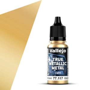 Vallejo True Metallic Metal Light: Arcane Gold (18ml)