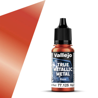 Vallejo True Metallic Metal Base: Forged Red (18ml)