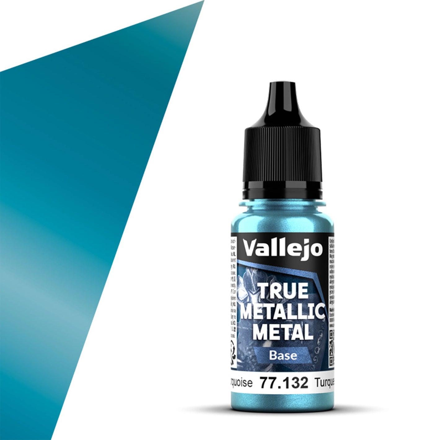 Vallejo True Metallic Metal Base: Hydra Turquoise (18ml)
