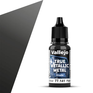 Vallejo True Metallic Metal Shade: Sterling Silver (18ml)