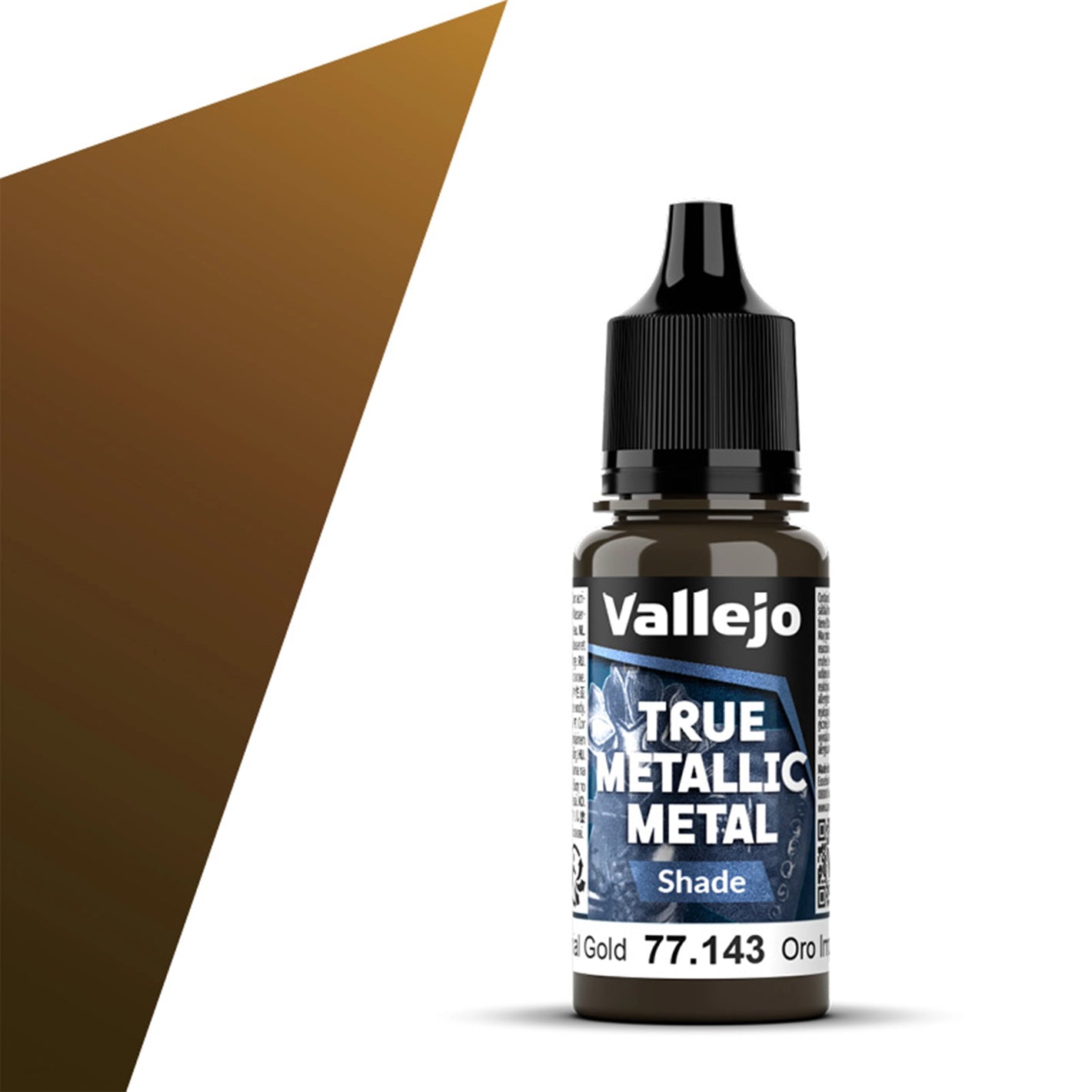 Vallejo True Metallic Metal Shade: Imperial Gold (18ml)