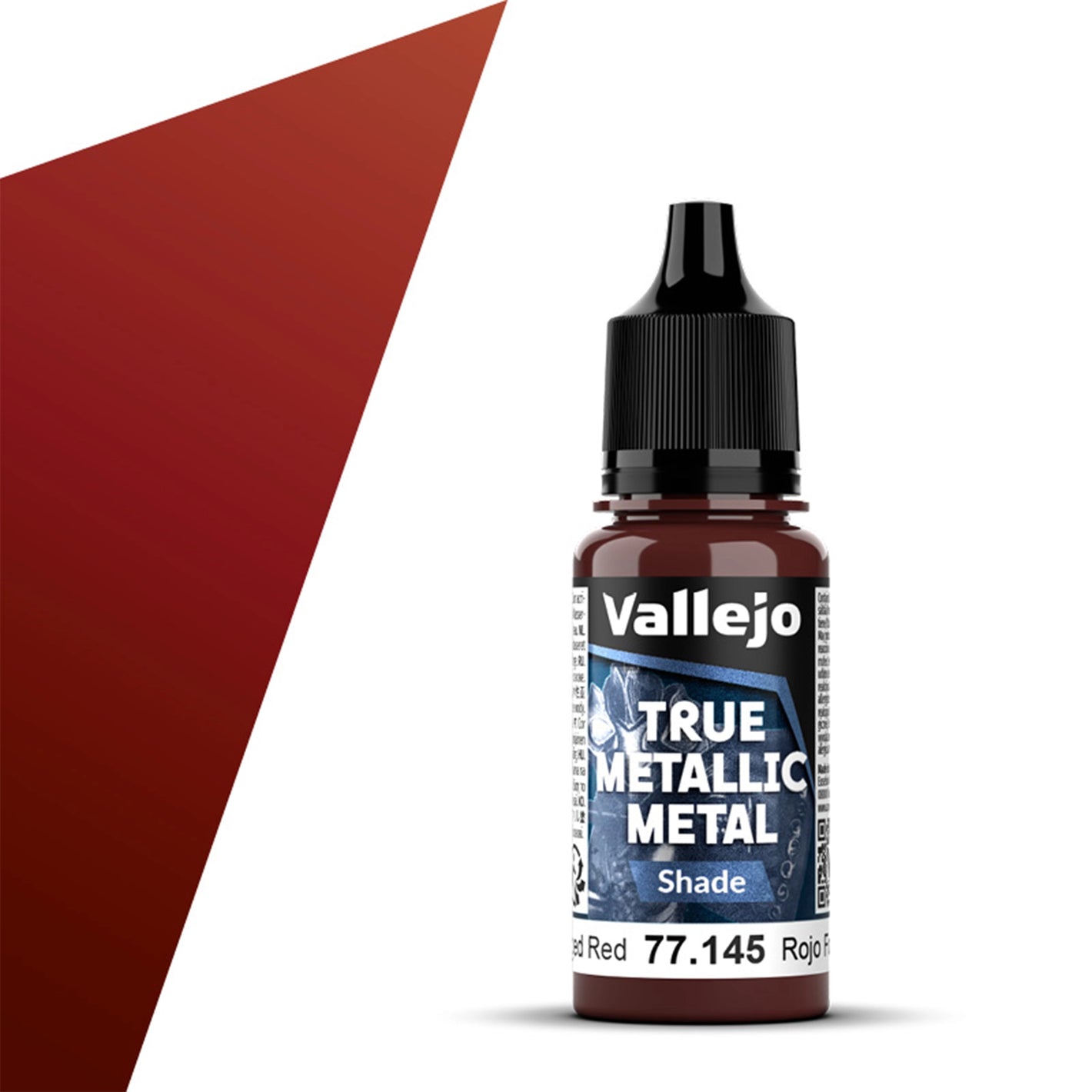 Vallejo True Metallic Metal Shade: Forged Red (18ml)