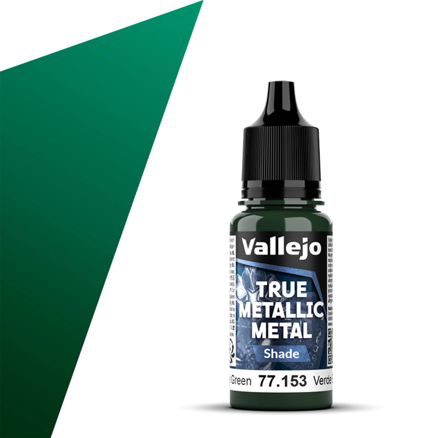 Vallejo True Metallic Metal Shade: Beetle Green (18ml)
