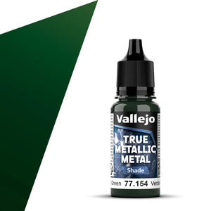 Vallejo True Metallic Metal Shade: Dusken Green (18ml)