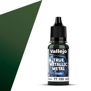 Vallejo True Metallic Metal Shade: Amber Green (18ml)