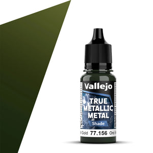 Vallejo True Metallic Metal Shade: Greenish Gold (18ml)