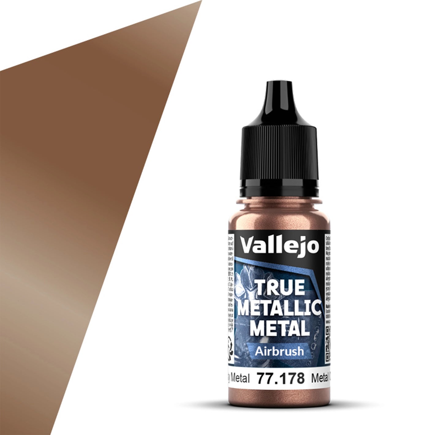 Vallejo True Metallic Metal Airbrush Color: Rusty Metal (18ml)